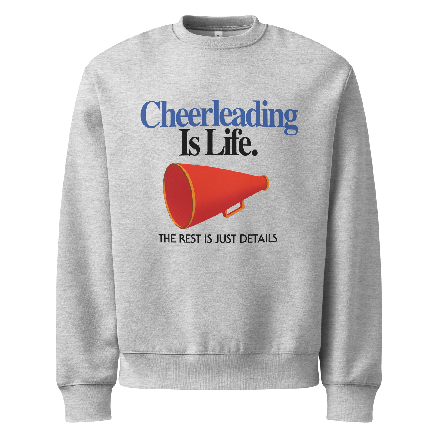 Cheerleading Is Life Vintage Oversized Heavyweight Sweatshirt