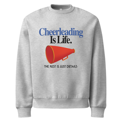 Cheerleading Is Life Vintage Oversized Heavyweight Sweatshirt