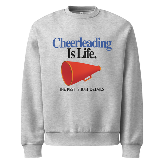 Cheerleading Is Life Vintage Oversized Heavyweight Sweatshirt
