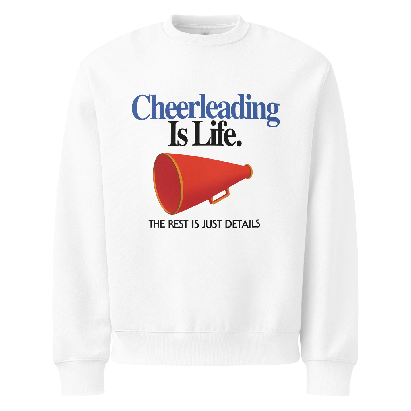 Cheerleading Is Life Vintage Oversized Heavyweight Sweatshirt