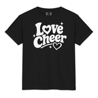 Love Cheer Youth Comfort Colors Shirt