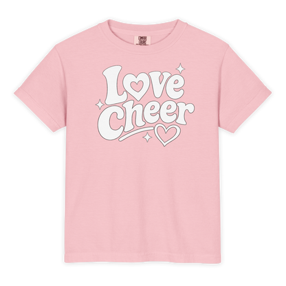 Love Cheer Youth Comfort Colors Shirt