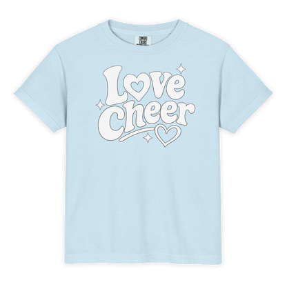 Love Cheer Youth Comfort Colors Shirt