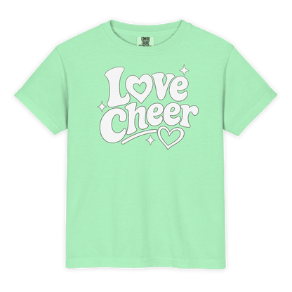 Love Cheer Youth Comfort Colors Shirt