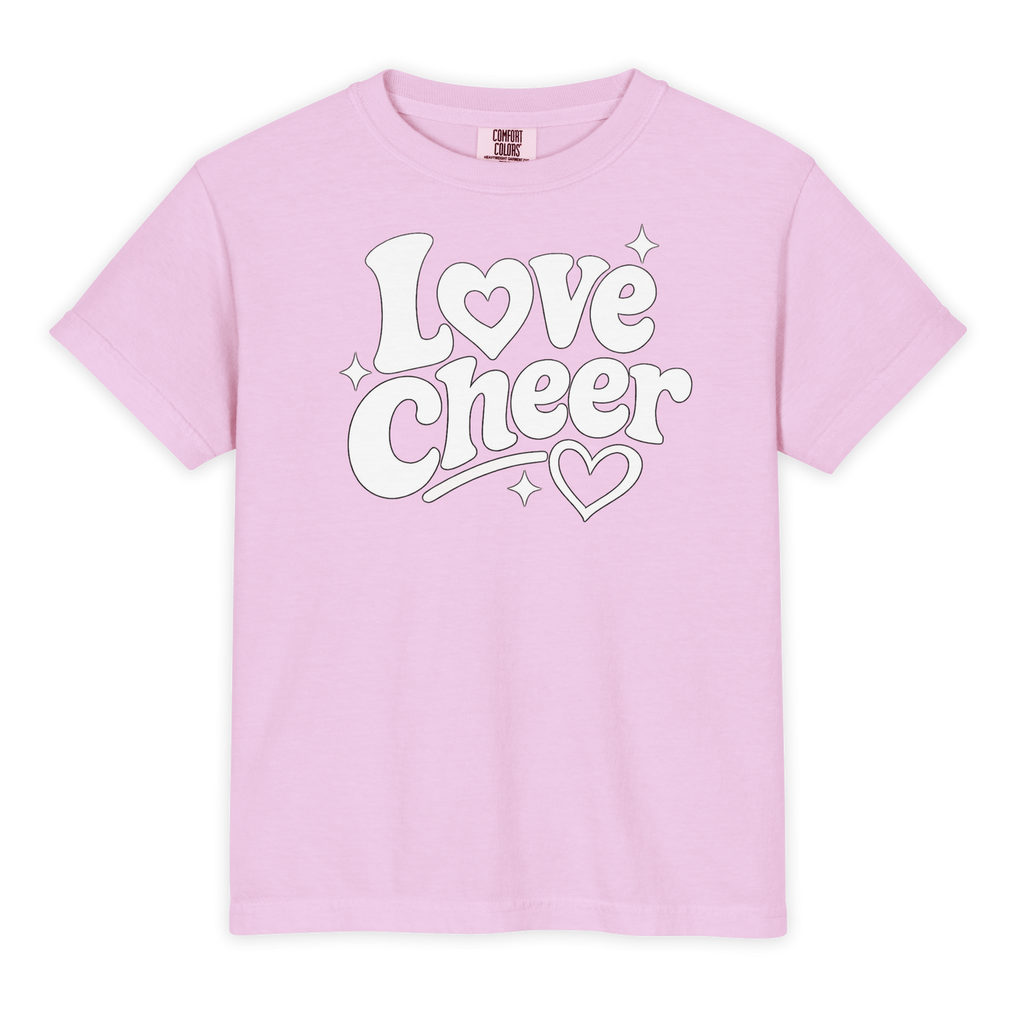 Love Cheer Youth Comfort Colors Shirt