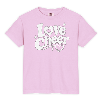 Love Cheer Youth Comfort Colors Shirt