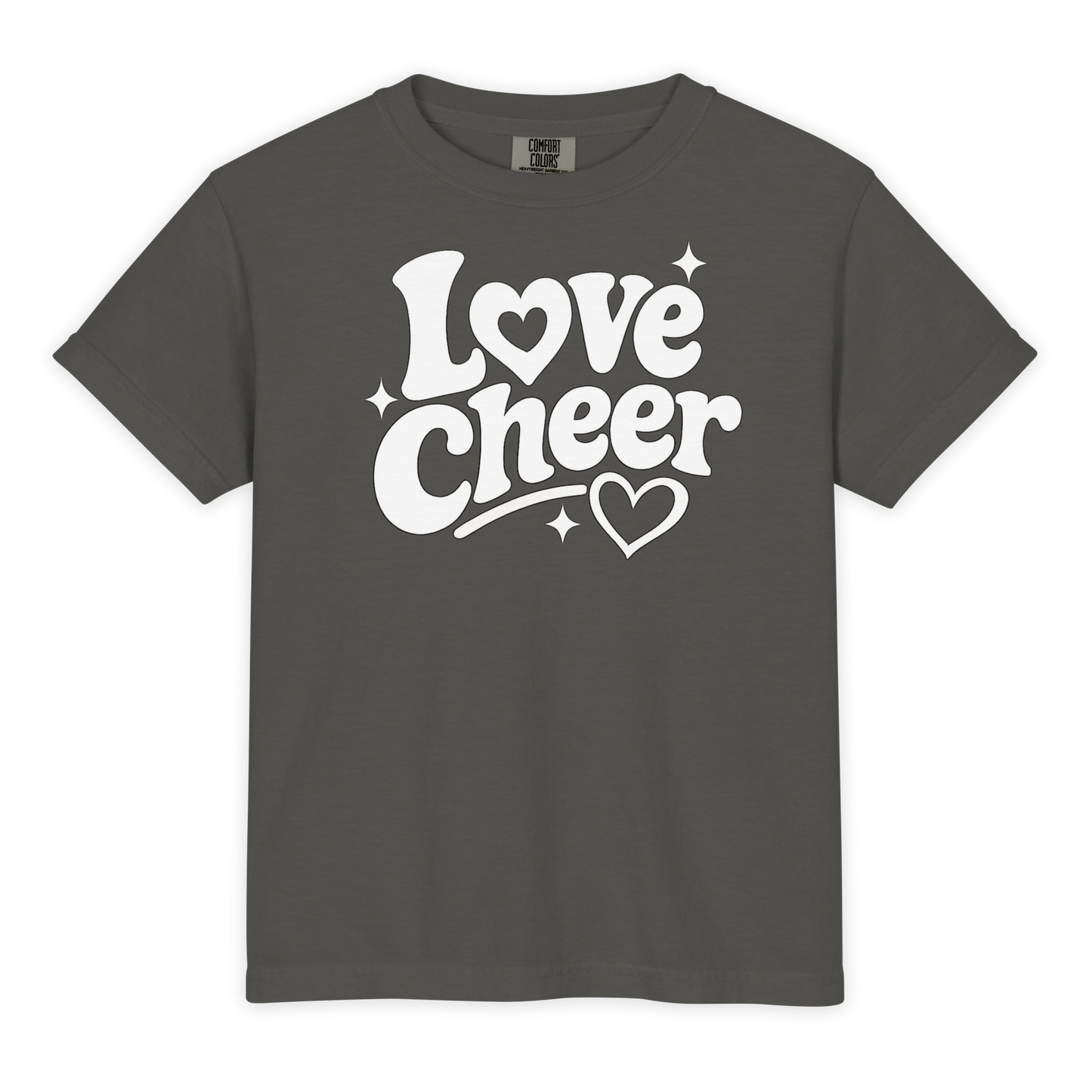 Love Cheer Youth Comfort Colors Shirt